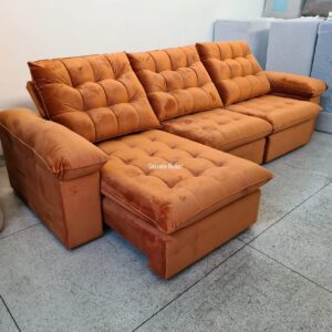 Sofá Retrátil e Reclinavél – Modelo Nairóbi