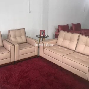 Sofá 3 Lugares com 2 Poltronas - Sonata Sofá 3 Lugares com 2 Poltronas - Modelo Sonata