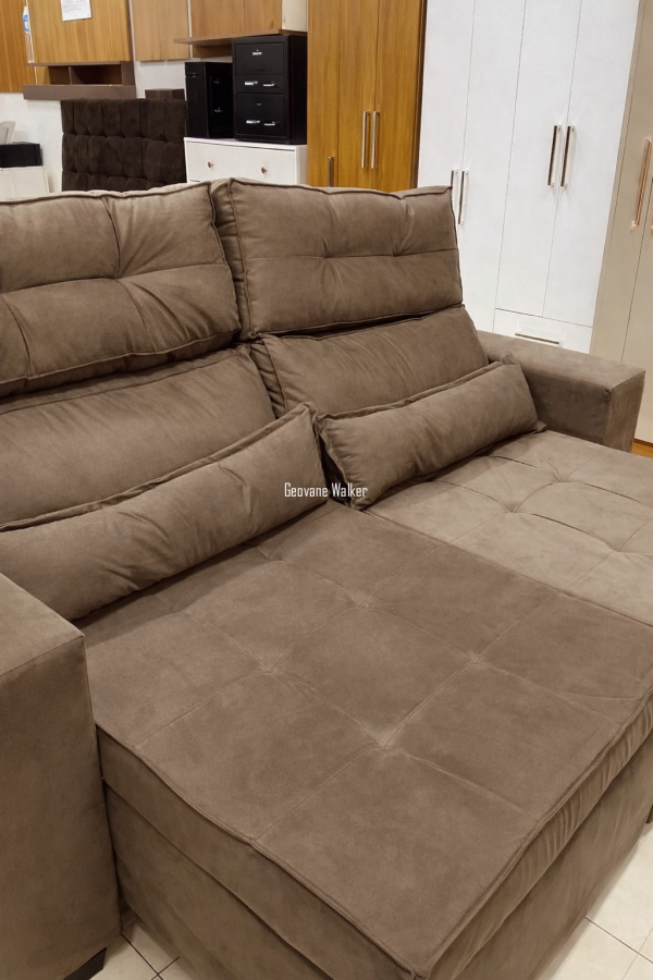 Sofá Retrátil e Reclinavel – Modelo Meg 1.80m