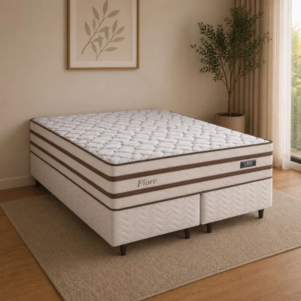 5279a-600x600 CJ BASE BOX/COLCHAO MOLAS ENSACADAS 158X198X76 DESIGN FIORE BEGE